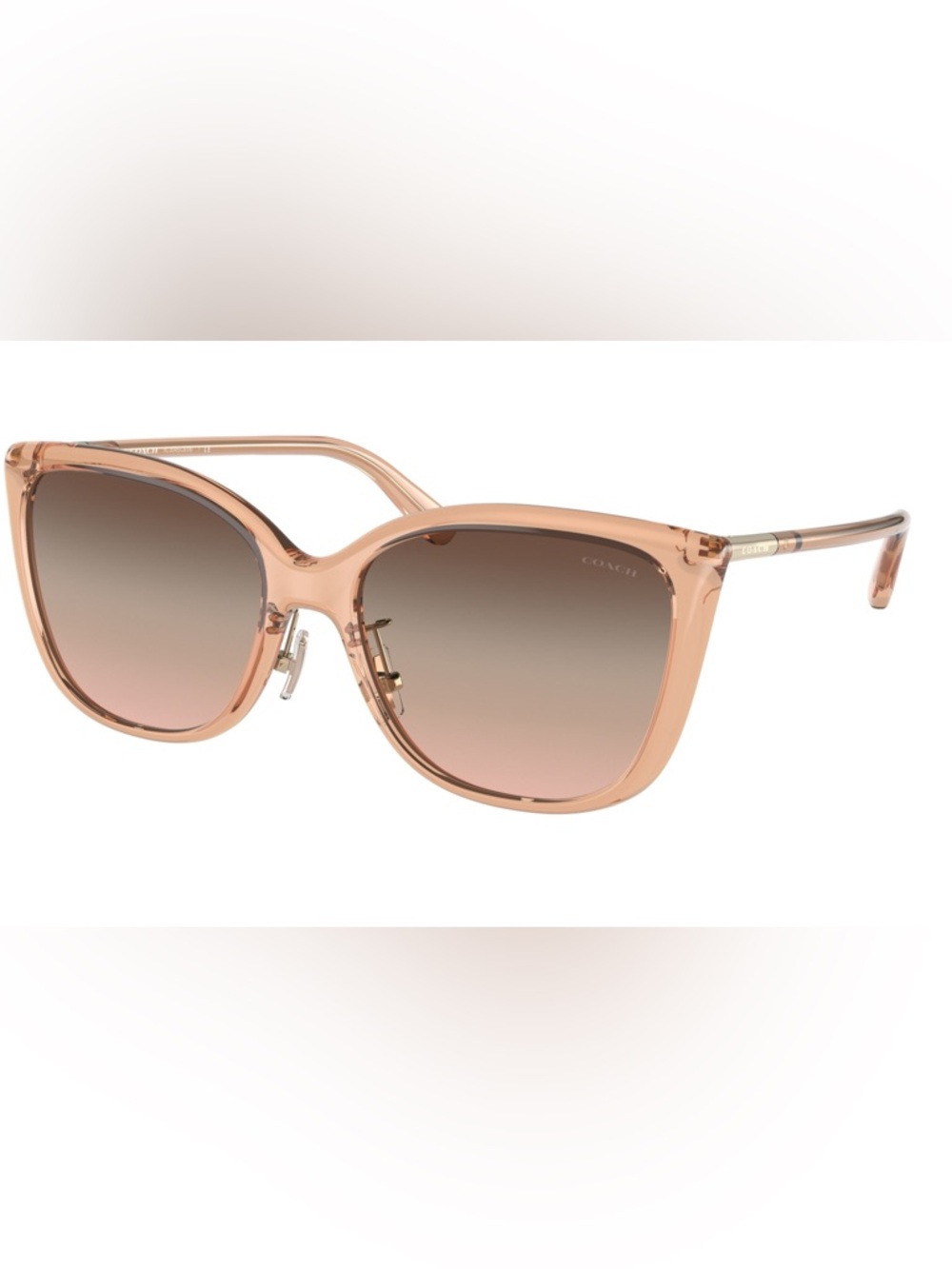Coach Transparent Champagne sunglasses - Picture 3 of 7